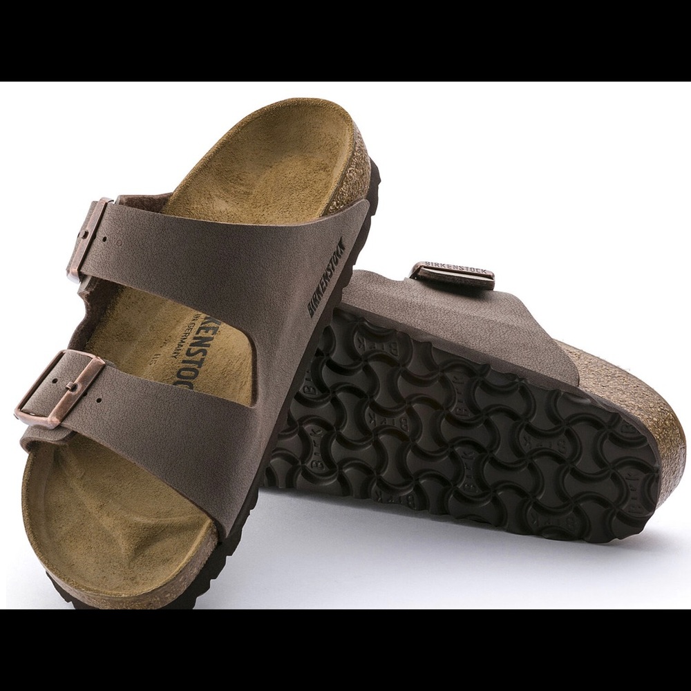 Birkenstock Arizona Birko-Flor Nubuck Mocha